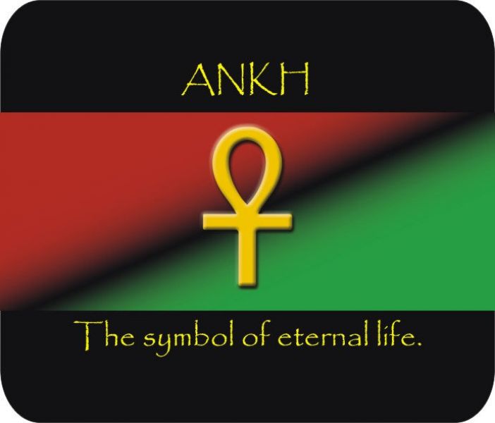 Ankh Defined Black Art Mousepad